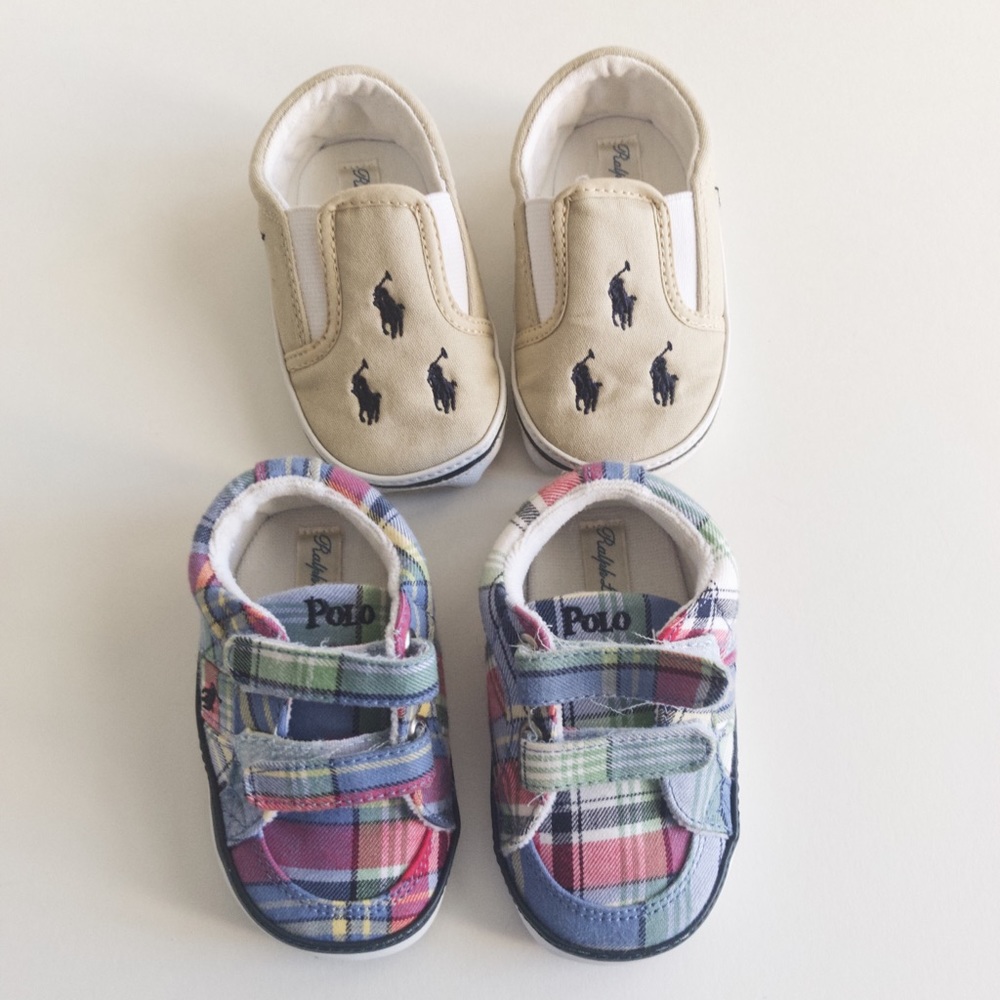 Baby Ralph Lauren Shoes Size 4- 2 Pairs!